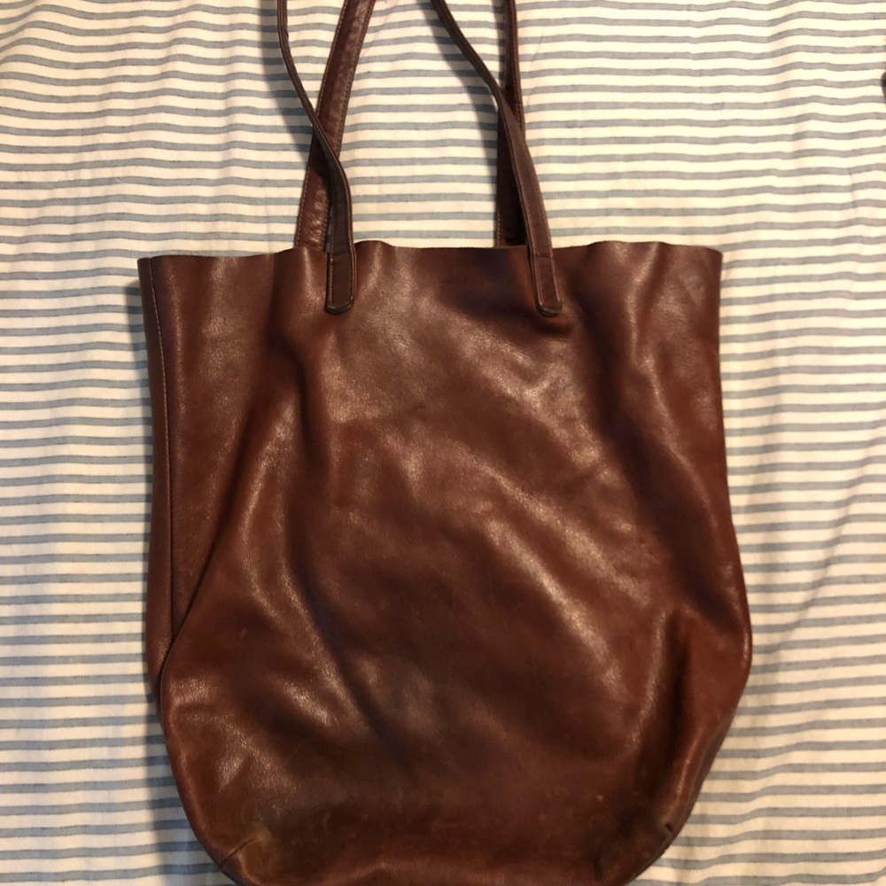 Baggu leather tote